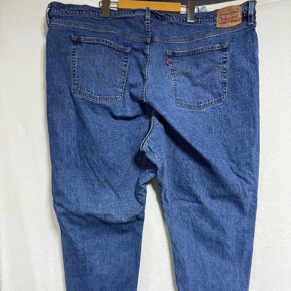 Levi 501 Women's Jeans 24W Original Fit Straight Leg - Worn in Indigo - Red Tab - Picture 5 of 10
